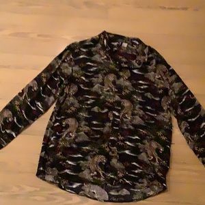 H&M Divided Tiger Print Shirt